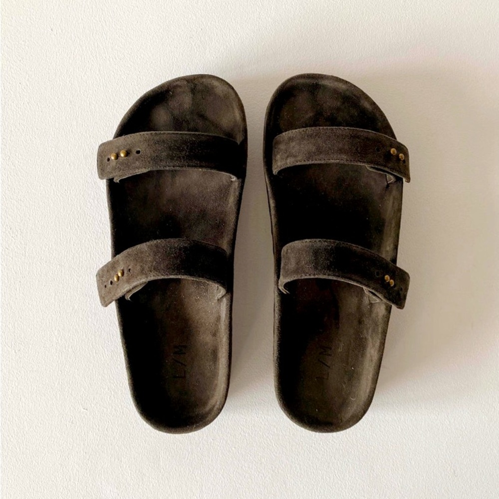 Lauren Manoogian stud band sandal in coal. New in box & 2 dust bags. Never worn!